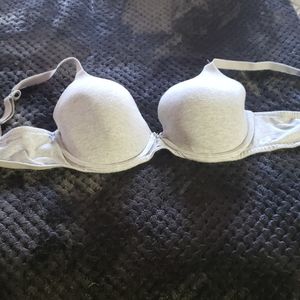 Grey knit Bra